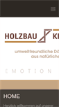 Mobile Screenshot of holzbau-kretschmar.de